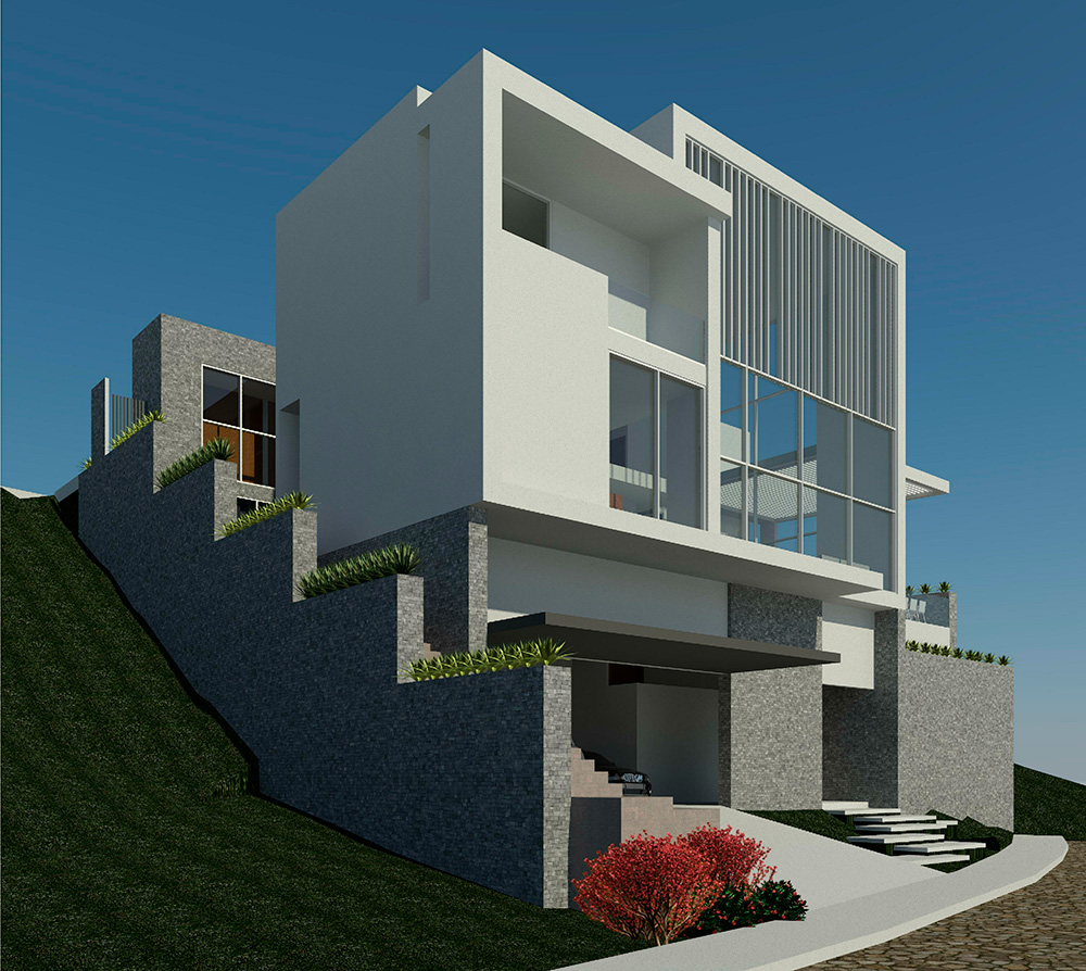 Reender preliminar 1 - Casa San Carlos 9 - Proyectos finalizados - SG Arquitectura
